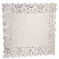 Imagem de PAPEL RENDADO DOILIES 30X40CM COM 20 UNIDADES BRANCO - 01 UNIDADE